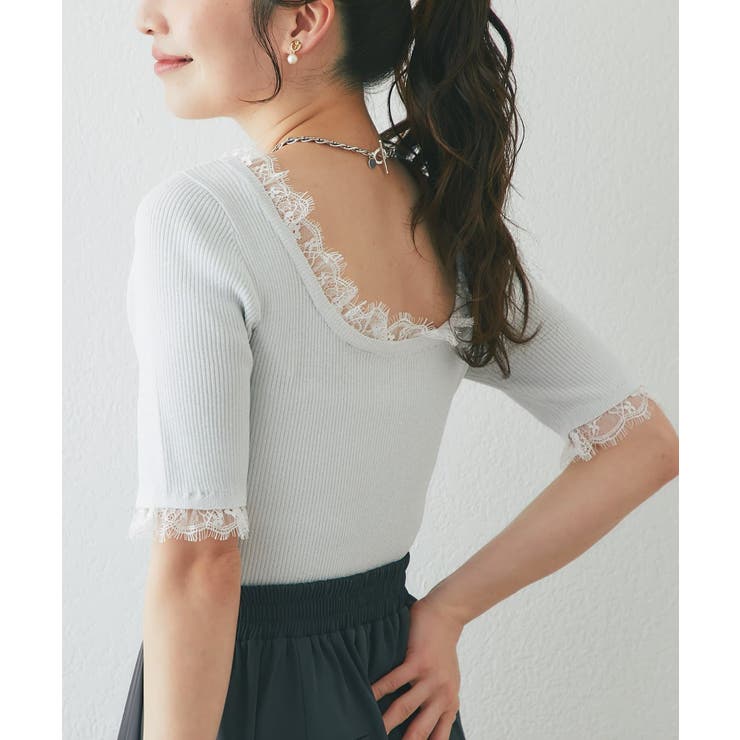 【La boutique BonBon】クールタッチUVレース付きラメリブKN | PAL GROUP OUTLET | 詳細画像30 