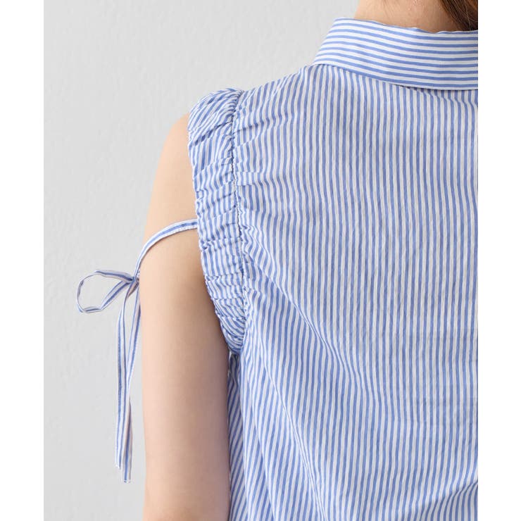 【La boutique BonBon】アームギャザーストライプノースリS… | PAL GROUP OUTLET | 詳細画像29 