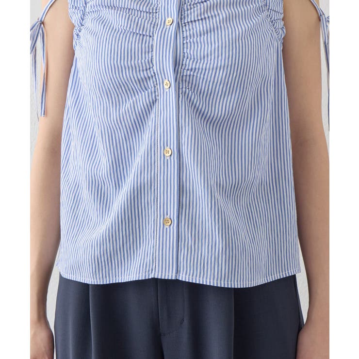 【La boutique BonBon】アームギャザーストライプノースリS… | PAL GROUP OUTLET | 詳細画像32 