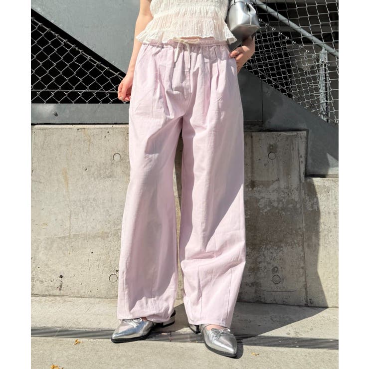 PNK | 【w closet】イージーギャザーPT | PAL GROUP OUTLET