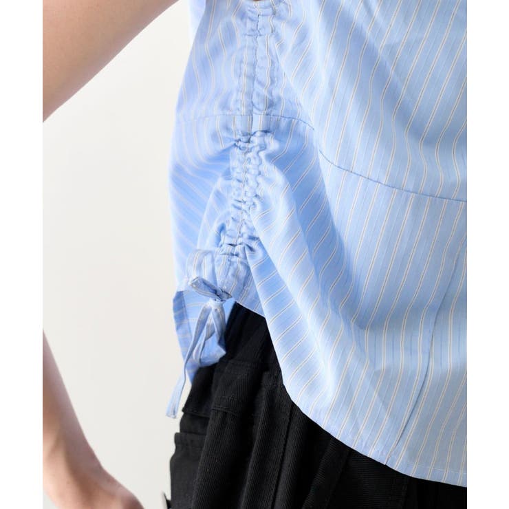 【mline】ギャザーフレンチブラウス | PAL GROUP OUTLET | 詳細画像22 