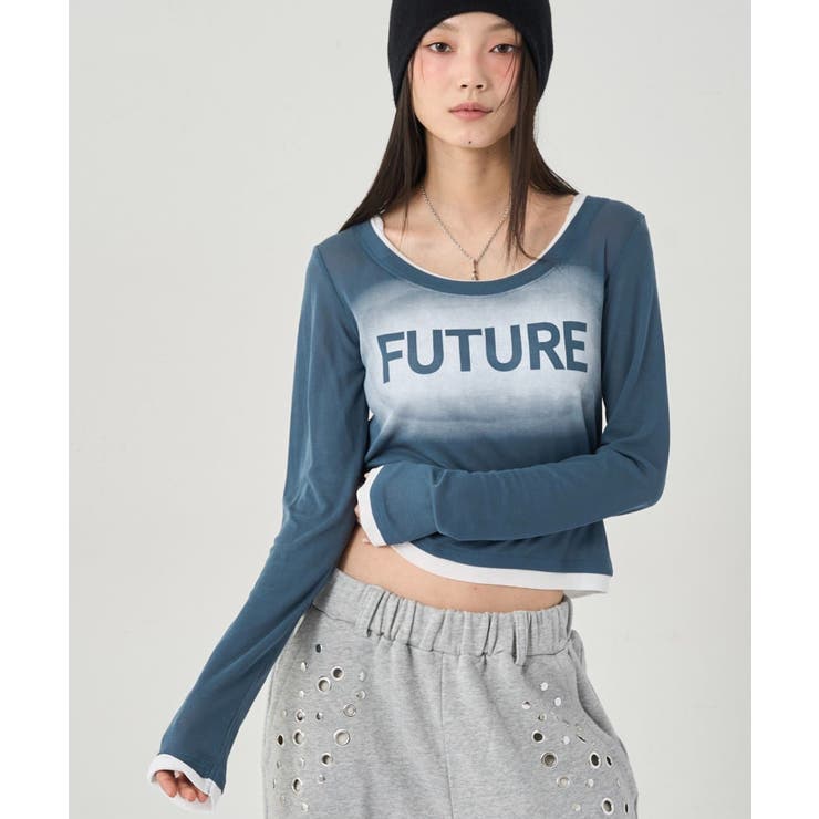 NVY | 【WHO'S WHO gallery】スプレーロゴシアートップス | PAL GROUP OUTLET