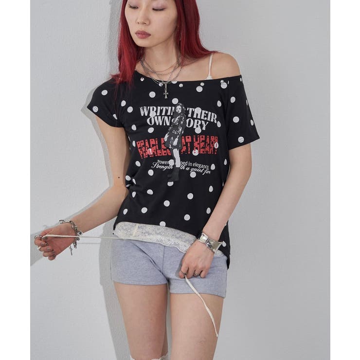 DOT/BLK | 【WHO'S WHO gallery】エリオットラウンドヘムシアーTEE | PAL GROUP OUTLET