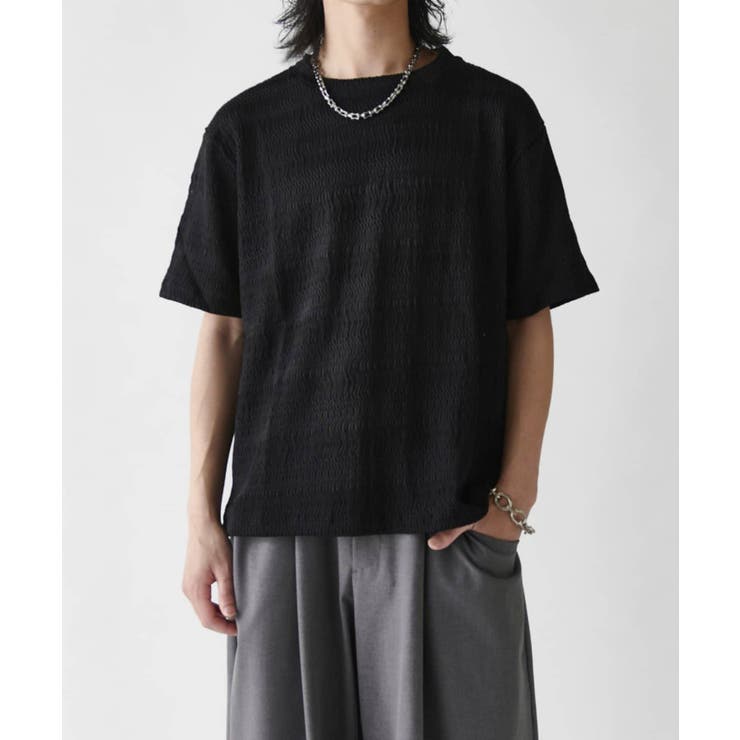 BLK | 【Lui's】ウエーブラッセルT | PAL GROUP OUTLET