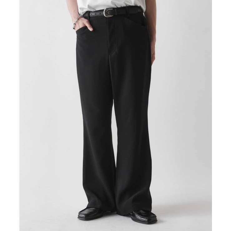 BLK | 【Lui's】エアリーフレアスラックス | PAL GROUP OUTLET