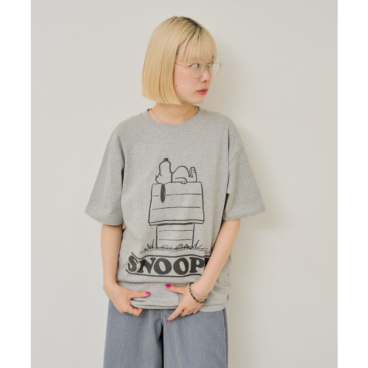 【Kastane】PEANUTS×WHIMSIC PRINT T-SHIRT | PAL GROUP OUTLET | 詳細画像2 