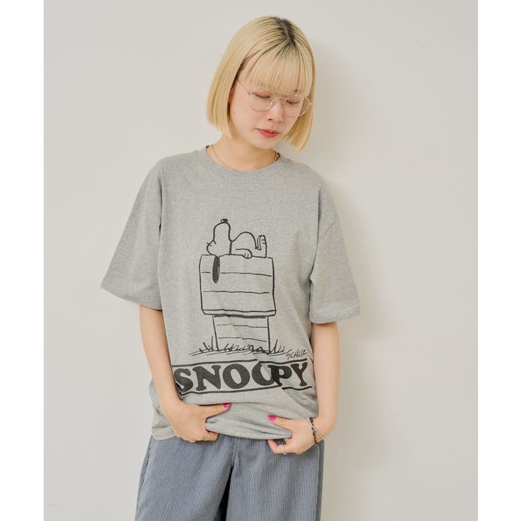 【Kastane】PEANUTS×WHIMSIC PRINT T-SHIRT | PAL GROUP OUTLET | 詳細画像3 