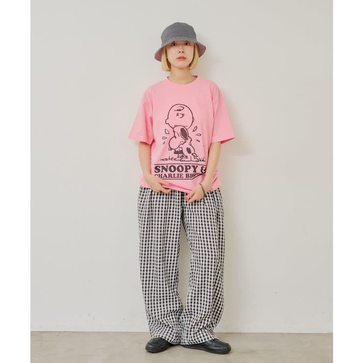 【Kastane】PEANUTS×WHIMSIC PRINT T-SHIRT | PAL GROUP OUTLET | 詳細画像24 