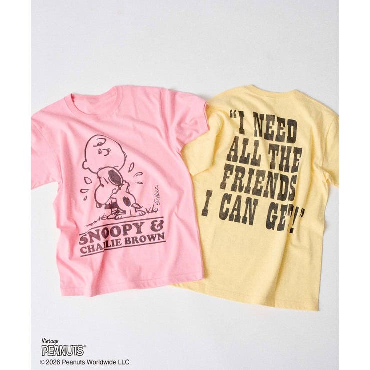 【Kastane】PEANUTS×WHIMSIC PRINT T-SHIRT | PAL GROUP OUTLET | 詳細画像16 