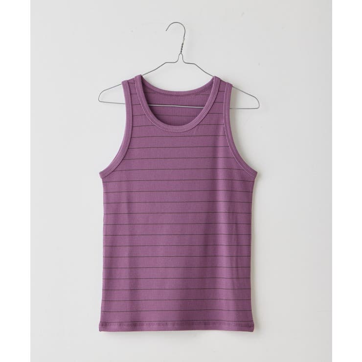 【Kastane】THERMAL BORDER TANK TOP | PAL GROUP OUTLET | 詳細画像30 