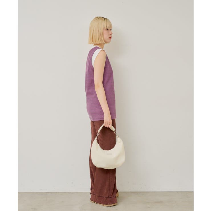 【Kastane】THERMAL BORDER TANK TOP | PAL GROUP OUTLET | 詳細画像25 