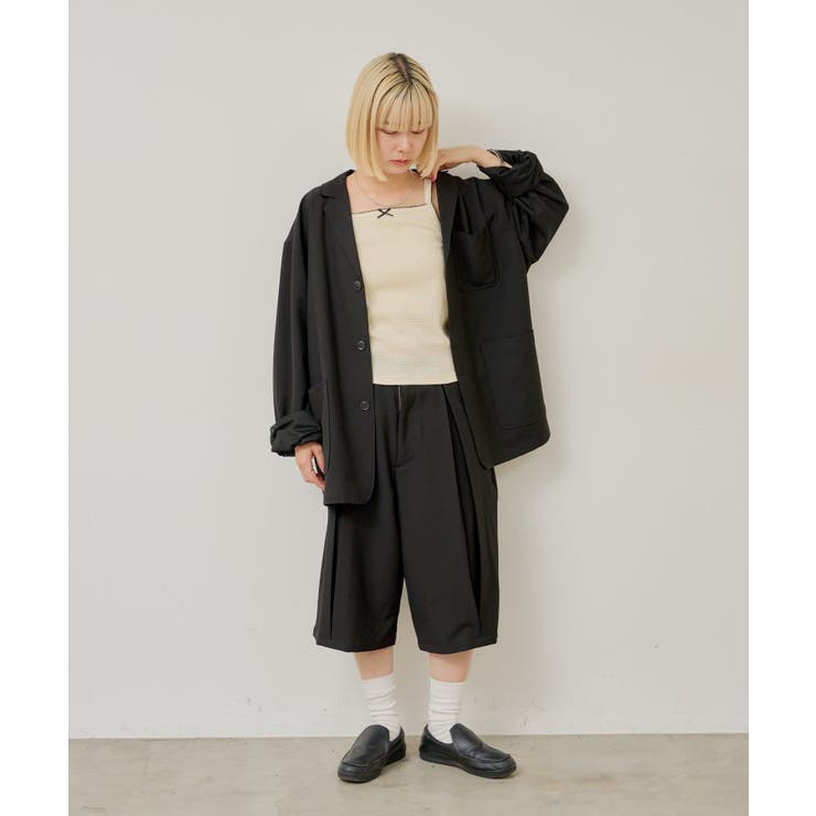 【Kastane】BOX PLEATS SHORT PANTS | PAL GROUP OUTLET | 詳細画像12 