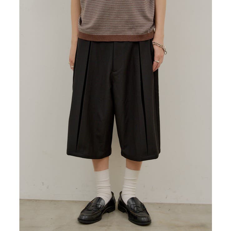 【Kastane】BOX PLEATS SHORT PANTS | PAL GROUP OUTLET | 詳細画像14 