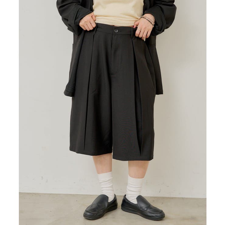 【Kastane】BOX PLEATS SHORT PANTS | PAL GROUP OUTLET | 詳細画像4 
