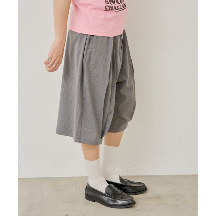 【Kastane】BOX PLEATS SHORT PANTS | PAL GROUP OUTLET | 詳細画像31 