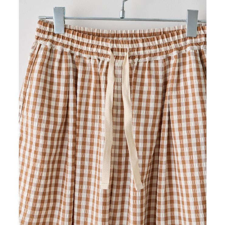 【Kastane】GINGHAM CHECK SLEEPING PANTS | PAL GROUP OUTLET | 詳細画像18 