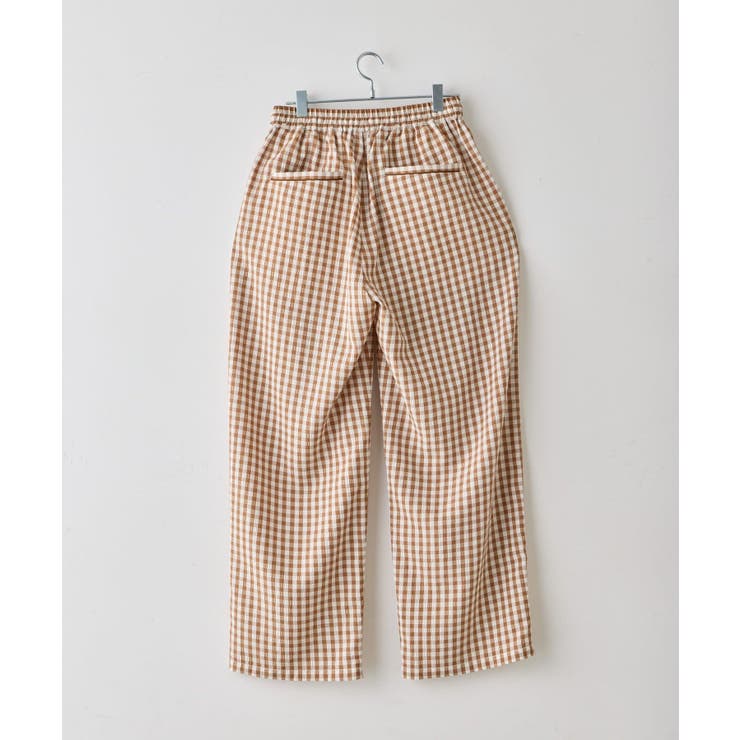 【Kastane】GINGHAM CHECK SLEEPING PANTS | PAL GROUP OUTLET | 詳細画像22 