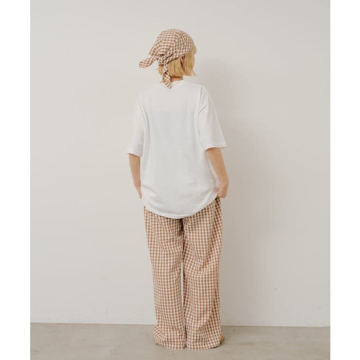 【Kastane】GINGHAM CHECK SLEEPING PANTS | PAL GROUP OUTLET | 詳細画像7 