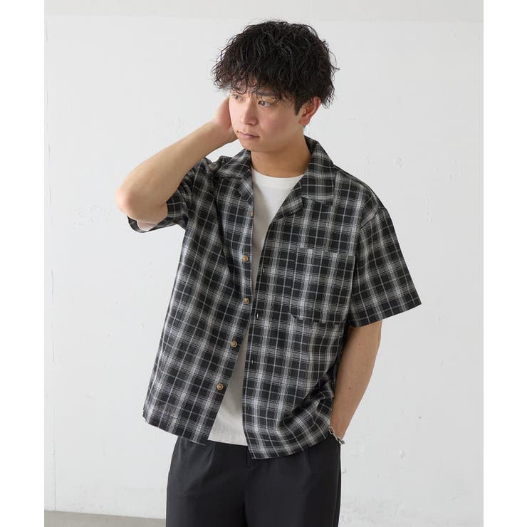 【Kastane】BM チェック開襟シャツ | PAL GROUP OUTLET | 詳細画像11 