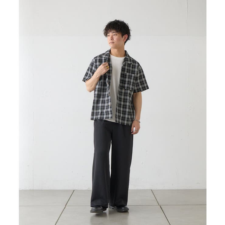 【Kastane】BM チェック開襟シャツ | PAL GROUP OUTLET | 詳細画像14 