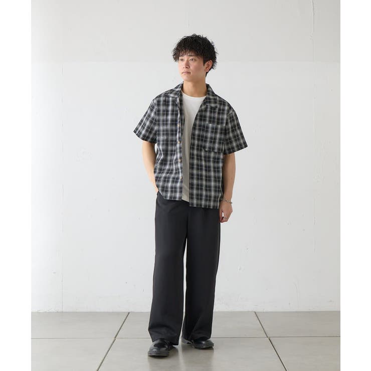 【Kastane】BM チェック開襟シャツ | PAL GROUP OUTLET | 詳細画像15 