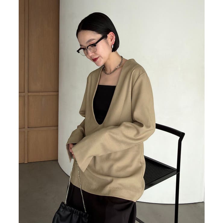 【CAPRICIEUX LE'MAGE】深VネックJK PO | PAL GROUP OUTLET | 詳細画像2 