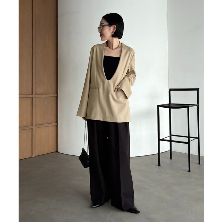 【CAPRICIEUX LE'MAGE】深VネックJK PO | PAL GROUP OUTLET | 詳細画像4 
