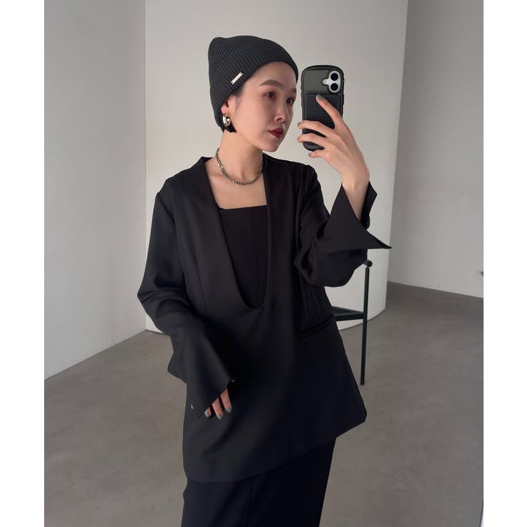 【CAPRICIEUX LE'MAGE】深VネックJK PO | PAL GROUP OUTLET | 詳細画像16 