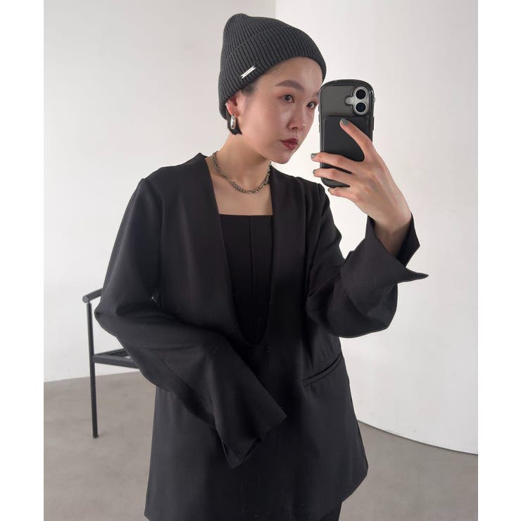 【CAPRICIEUX LE'MAGE】深VネックJK PO | PAL GROUP OUTLET | 詳細画像20 