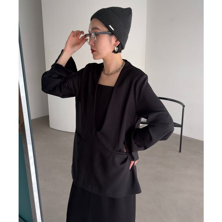 【CAPRICIEUX LE'MAGE】深VネックJK PO | PAL GROUP OUTLET | 詳細画像21 