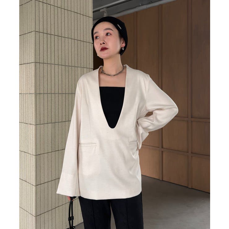 【CAPRICIEUX LE'MAGE】深VネックJK PO | PAL GROUP OUTLET | 詳細画像40 
