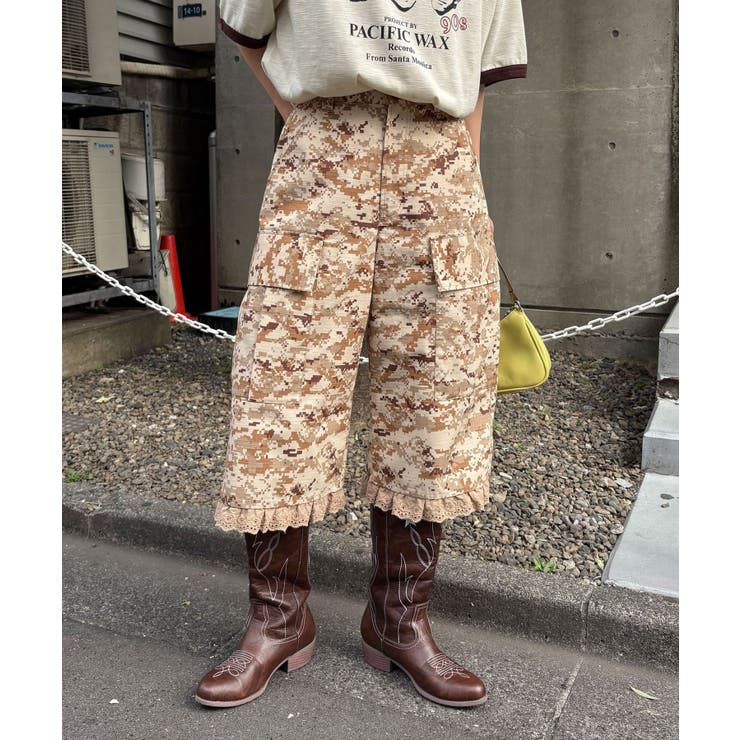 【Ciaopanic】デジカモレースクロップドカーゴパンツ | PAL GROUP OUTLET | 詳細画像2 