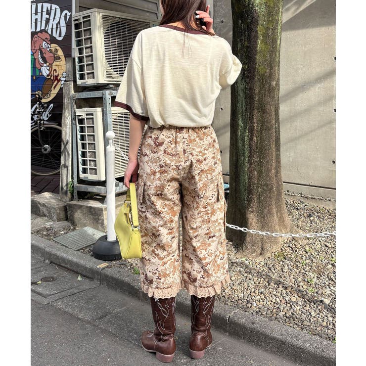 【Ciaopanic】デジカモレースクロップドカーゴパンツ | PAL GROUP OUTLET | 詳細画像7 