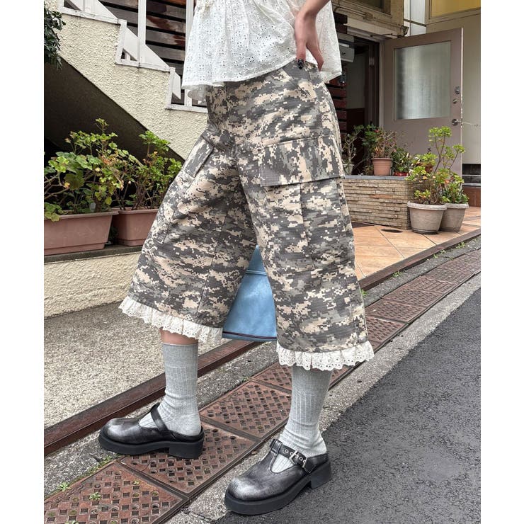 【Ciaopanic】デジカモレースクロップドカーゴパンツ | PAL GROUP OUTLET | 詳細画像17 
