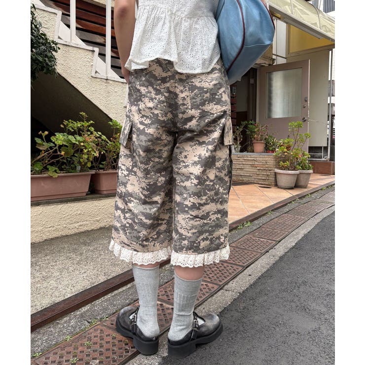 【Ciaopanic】デジカモレースクロップドカーゴパンツ | PAL GROUP OUTLET | 詳細画像18 