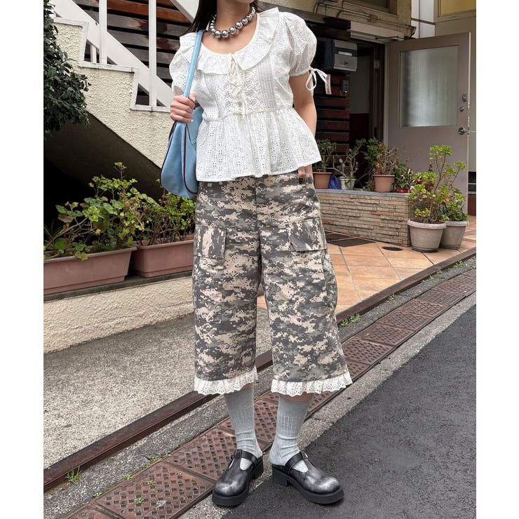 【Ciaopanic】デジカモレースクロップドカーゴパンツ | PAL GROUP OUTLET | 詳細画像19 