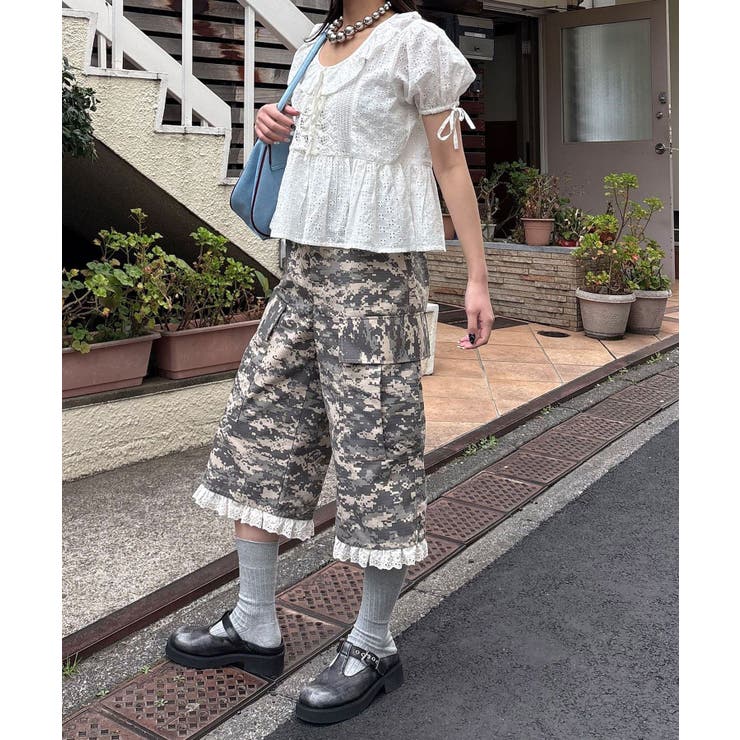 【Ciaopanic】デジカモレースクロップドカーゴパンツ | PAL GROUP OUTLET | 詳細画像20 
