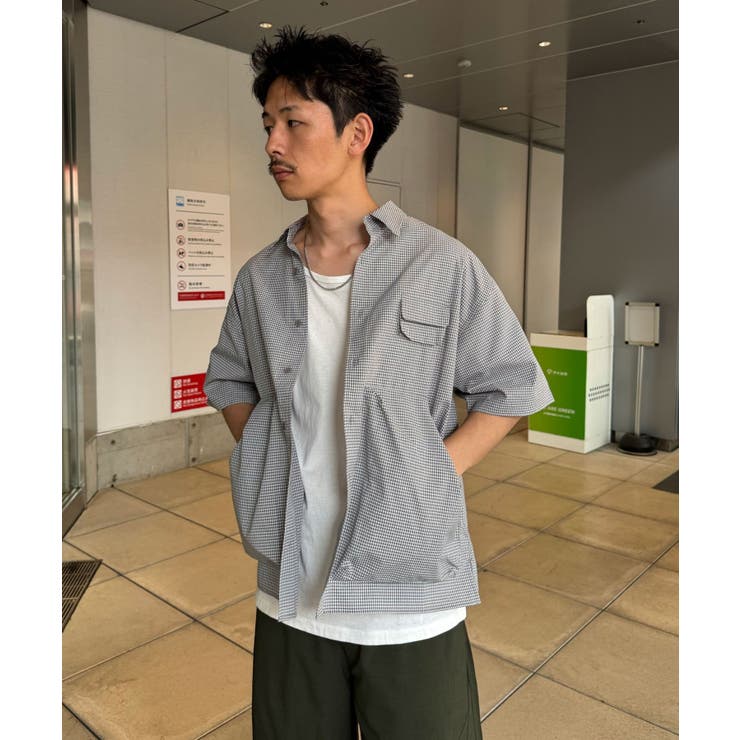 【Ciaopanic】ユーティリティーチェックシャツ | PAL GROUP OUTLET | 詳細画像2 