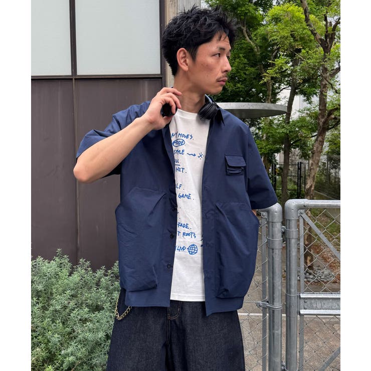 NVY | 【Ciaopanic】ユーティリティーチェックシャツ | PAL GROUP OUTLET