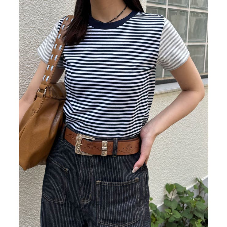 【Ciaopanic】クレイジーパターンコンパクトボーダーTee | PAL GROUP OUTLET | 詳細画像10 