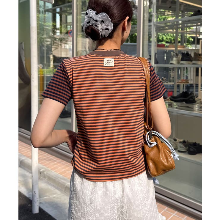【Ciaopanic】クレイジーパターンコンパクトボーダーTee | PAL GROUP OUTLET | 詳細画像15 