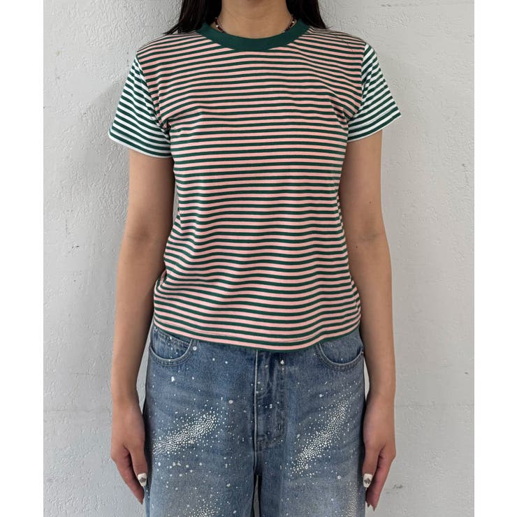 【Ciaopanic】クレイジーパターンコンパクトボーダーTee | PAL GROUP OUTLET | 詳細画像25 