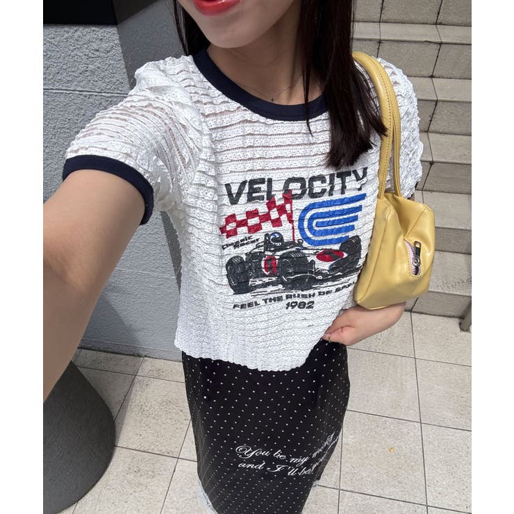 【Ciaopanic】モーターロゴフリルリンガーTee | PAL GROUP OUTLET | 詳細画像9 