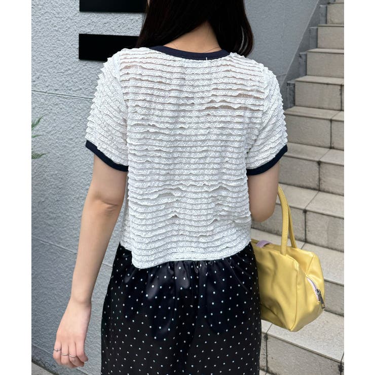 【Ciaopanic】モーターロゴフリルリンガーTee | PAL GROUP OUTLET | 詳細画像13 