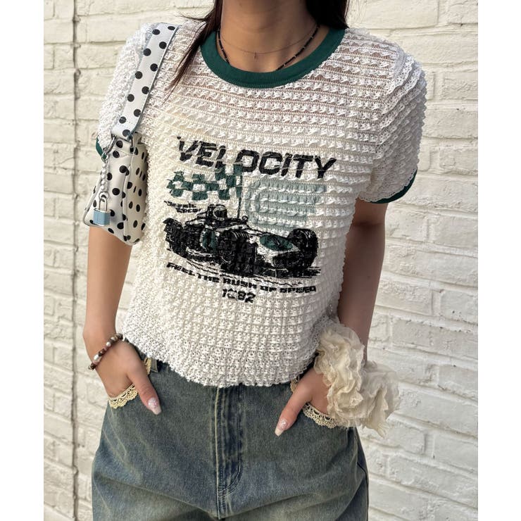 【Ciaopanic】モーターロゴフリルリンガーTee | PAL GROUP OUTLET | 詳細画像19 