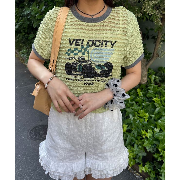 【Ciaopanic】モーターロゴフリルリンガーTee | PAL GROUP OUTLET | 詳細画像24 