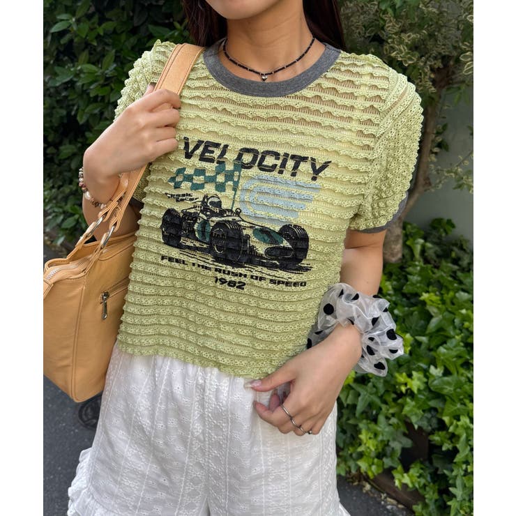 【Ciaopanic】モーターロゴフリルリンガーTee | PAL GROUP OUTLET | 詳細画像25 