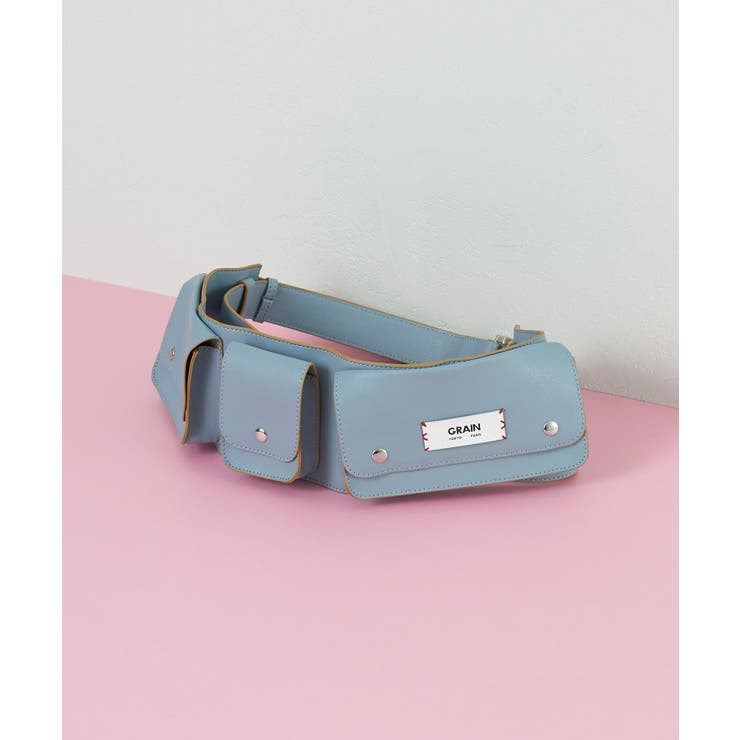 BLU | 【Ciaopanic】【GRAIN】レザーポケットベルトポーチ | PAL GROUP OUTLET
