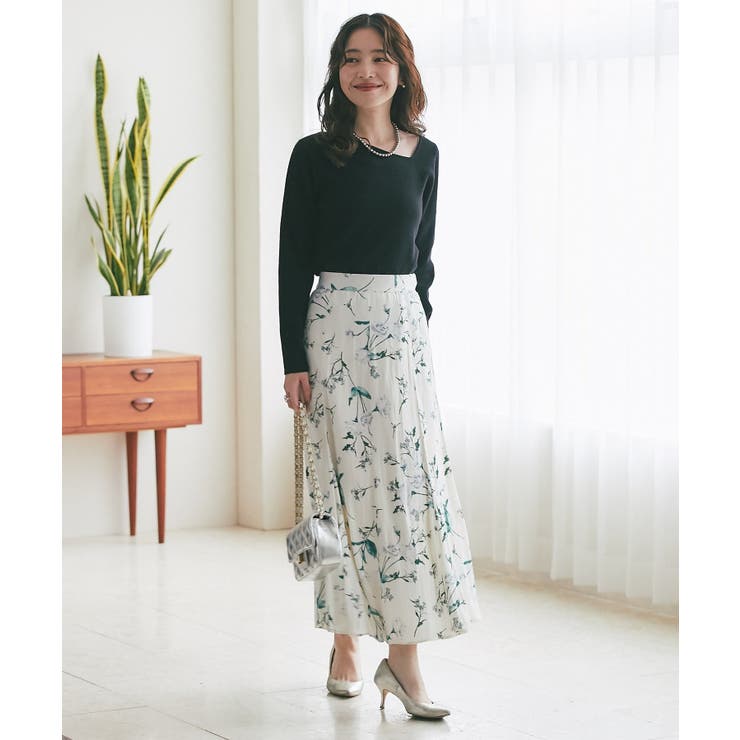 【La boutique BonBon】アンゴラタッチアシメネックKN | PAL GROUP OUTLET | 詳細画像3 