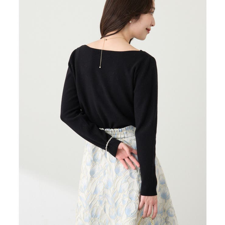 【La boutique BonBon】アンゴラタッチアシメネックKN | PAL GROUP OUTLET | 詳細画像8 